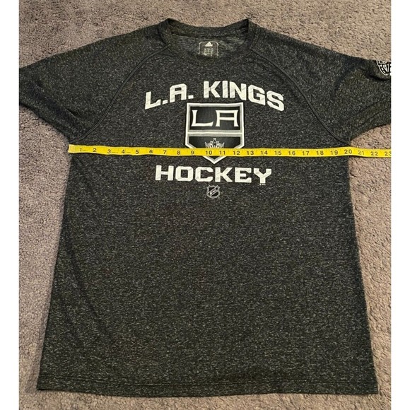 2015 Men's Adidas NHL Los Angeles Kings Stadium Series Levi's Stadium T-Shirt - Picture 5 of 6